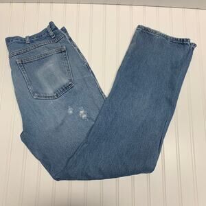 Destroyed Grunge Jeans Cotton Mens 36 x 34